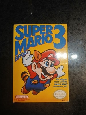 Super Mario -LEFT- Bros. 3 (Nintendo Nes) Complete & Authentic