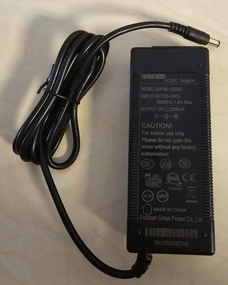 AC/DC Adapter Netzteil 12V GRT60-120500 Ref00258