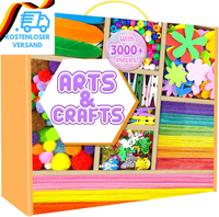 3000 StüCk Bastelset Kinder, Basteln Bastelkoffer Kinder, Diy Bastelmaterial, Pf