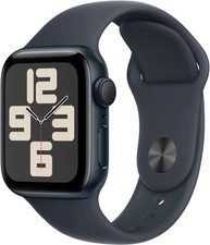Apple Watch SE 2 40mm Midnight Aluminum - Midnight Sport Band MXE73LL/A