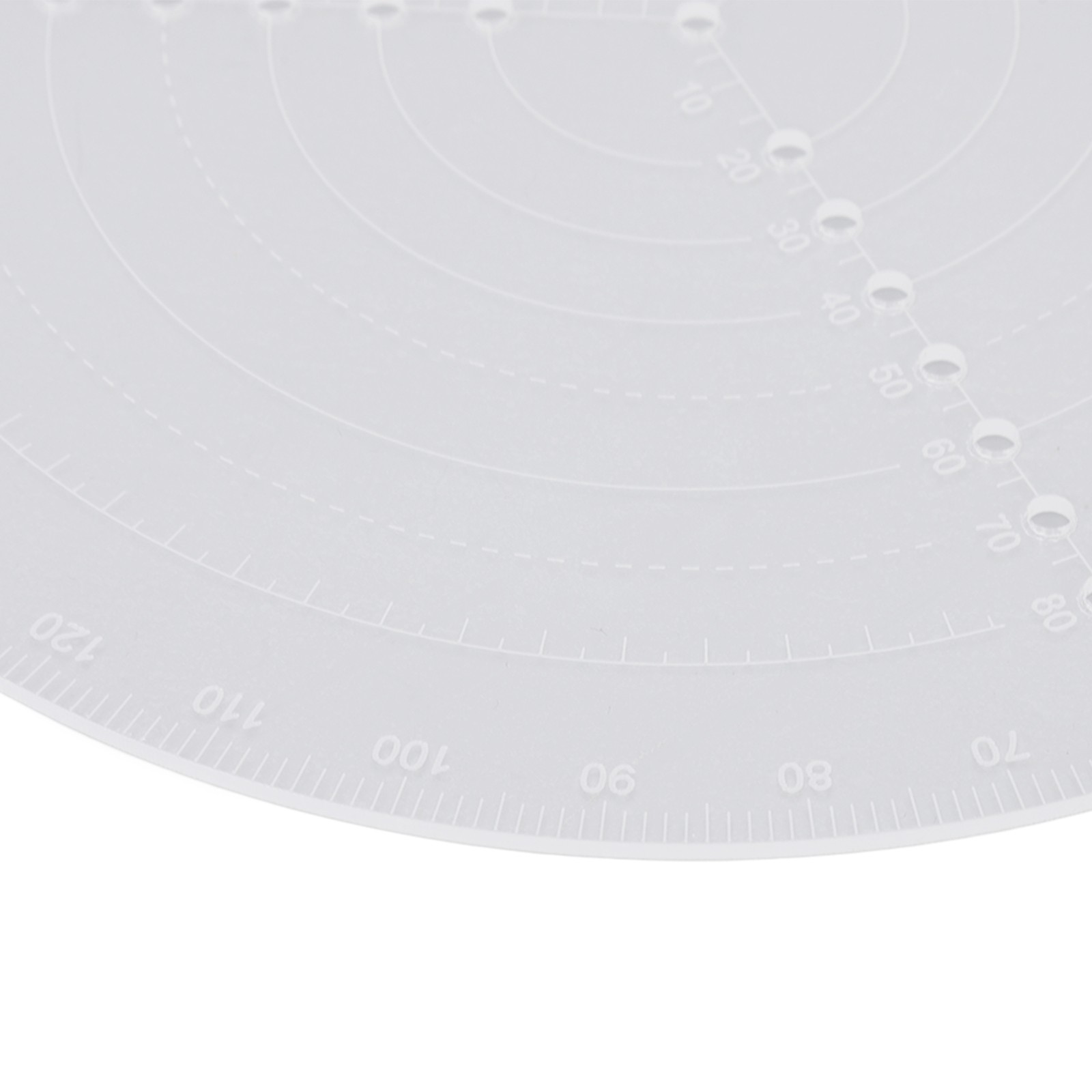 Acrylic Round Center Finder Semi Transparent Circle For Woodwork Trending