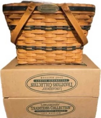 Longaberger 1997 Traditions JW Collection Fellowship Basket Set