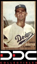 1962 Topps #5 Sandy Koufax Los Angeles Dodgers Excellent