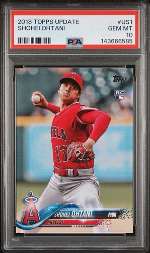 2018 Topps Update US1 Shohei Ohtani PSA 10