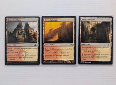 3-Card - Boros Guildgate Bundle: Essential Red/White Land (3 Different Artworks)