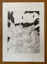 "IL GRANDE BLEK. Bozzetto Copertina" di Corrado Mastantuono (Disney - Bonelli)