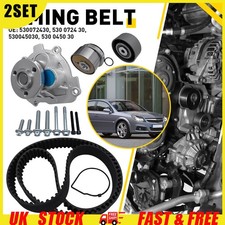2SET Timing Belt & Water Pump for VAUXHALL ASTRA G, H, J 1.6 1.8 00-15 71739873