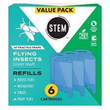 STEM Flying Insect Light Trap Refill Cartridges, Indoor 6 Clear