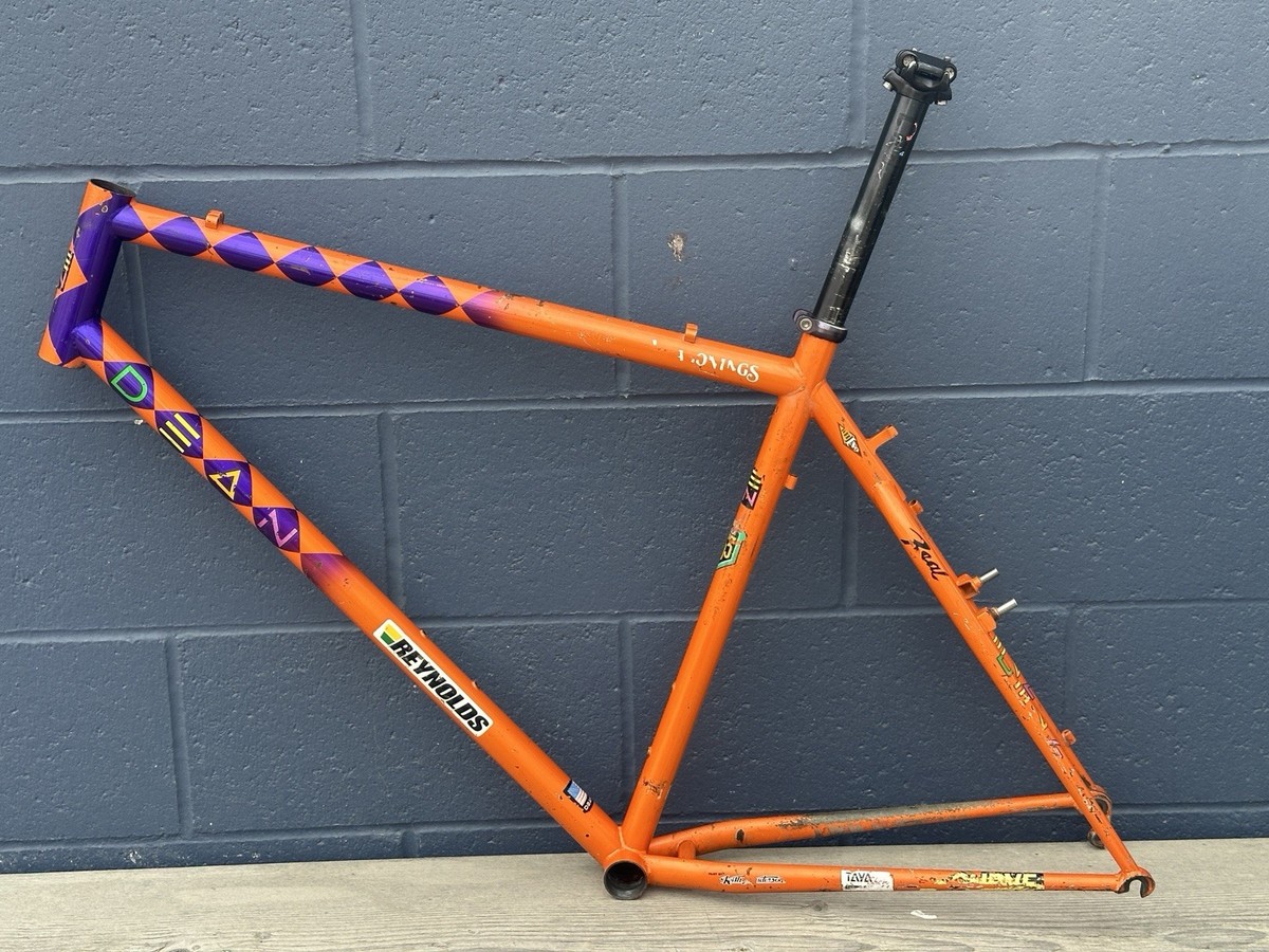PEGGY HUYNH KINH オレンジ蛇模様レザーファイル Dean Jester Reynolds 853 Steel Team Frame 20in USA Keith Anderson