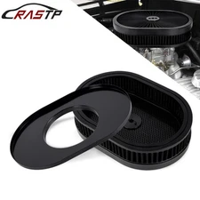 BK 12" Oval Full Finned Air Cleaner Washable Filter For 5-1/8” Carburetors Demon