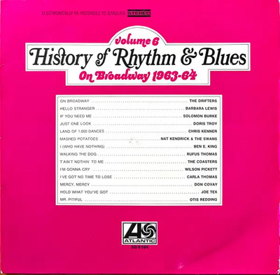 LP The Drifters, Barbara Lewis, Doris Troy History Of Rhythm & Blues Volume 6 O