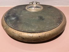 Hanson 300lb Capacity Metal Gold Bathroom Weight Scale Vintage