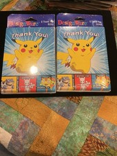 Pokemon (2) packs ThankYou Cards - 8 Cards, 8 Envelopes per pac New In Packs
