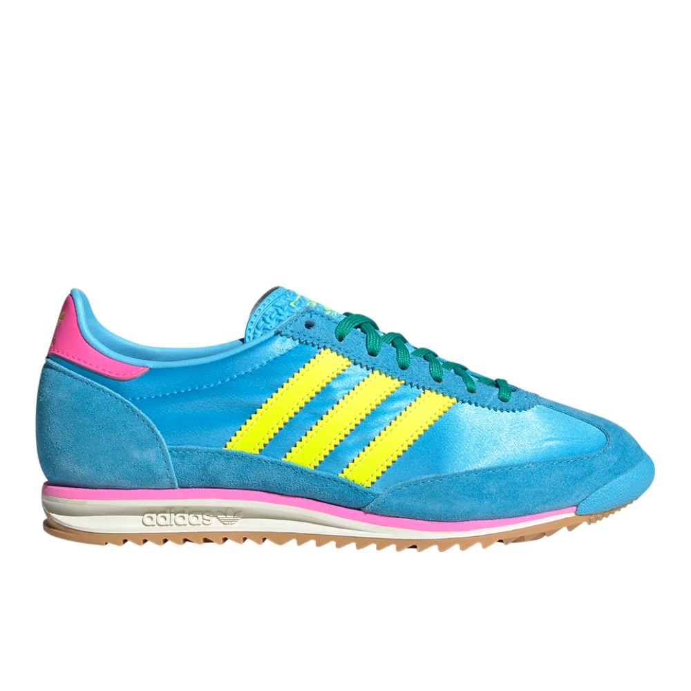 adidas Sl 72 Og Lace Up  Womens Blue, Yellow Sneakers Casual Shoes JI0196