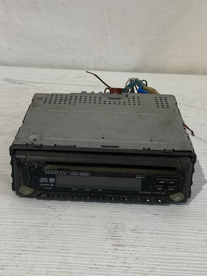 Kenwood KDC-3024 autoradio CD RDS 1-DIN 50Wx4 – non testato, per ricambi - Immagine 2 di 4
