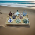 Fenton Lot of 8 Mini Baskets-QVC Exclusive 2001