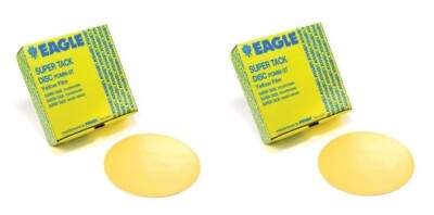 Eagle 7781000 Yellow-Film 6 in. Super-Tack Sanding Discs Grade P1000 (2 Pack)