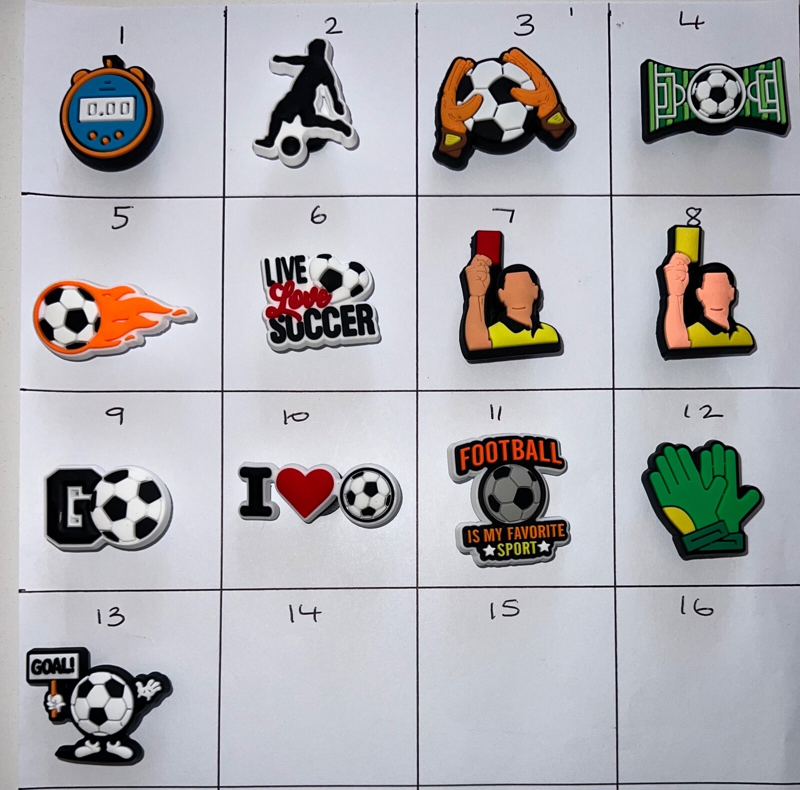 Crocs Jibbitz Shoe Charms Soccer CROC JIBBITZ Shoe Charms eBay