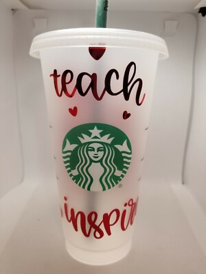 Free Free Teach Love Inspire Svg Starbucks Cup