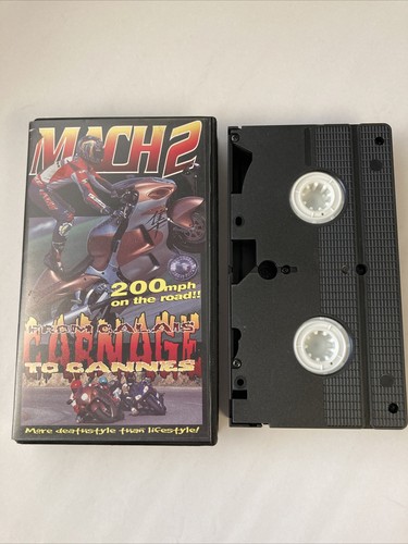 Mach 2 - 200mph unterwegs! VHS Extreme Road Motorradfahren Yamaha Suzuki - Bild 8 von 8