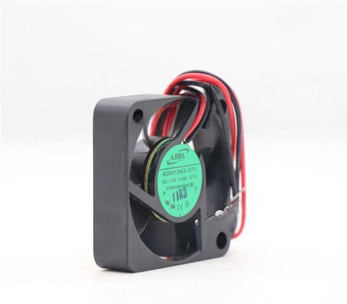 AD0412MX-G70 ADDA Axial Fan 12V DC Fan 0.08A 40*40*10MM 2wire Server Cooling Fan - Picture 2 of 5