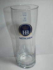 New Old Stock Hofbrau 0.5L Germany Beer Glass HB Munchen