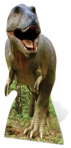 Tyrannosaurus Rex Cardboard Cutout Fun Figure 186cm Tall -Great for your Party