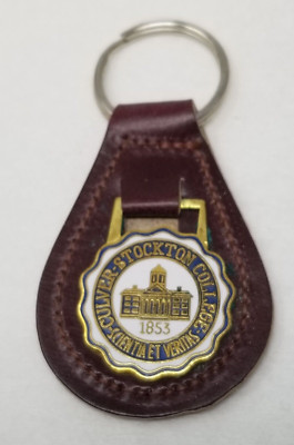 Culver Stockton College Keychain Scientia Et Veritas Leather Vintage