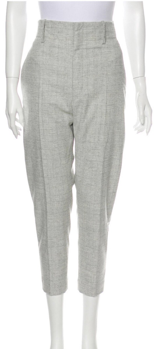 パンツ ISABEL MARANT Ciane' pants Silver Isabel Marant Etoile Pantalon Noah Light Grey Pants Sz 38