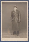 Handsome Guy in Raincoat Fashion Pretty Attractive Man Soviet Vintage Photo 1947