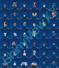 Any/Every Shiny 6IV Ribbon Master XXXL 6a Generazione Pokemon Scarlatto/Viola HOME