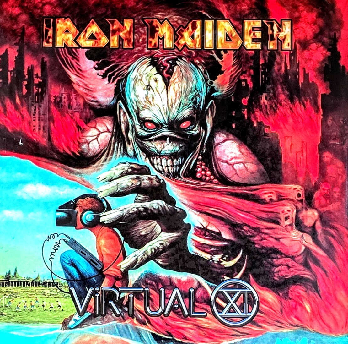 Iron Maiden Virtual XI Vinyl Record 2017 Limited Edition