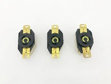 Lot of 3 New Hubbell HBL2310 Twist Lock Receptacles 20A 125V
