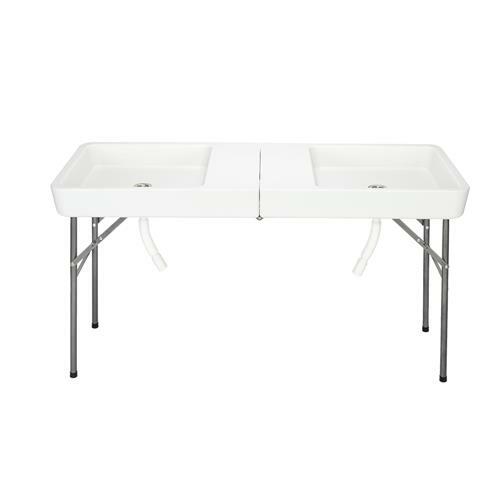 folding cooler table