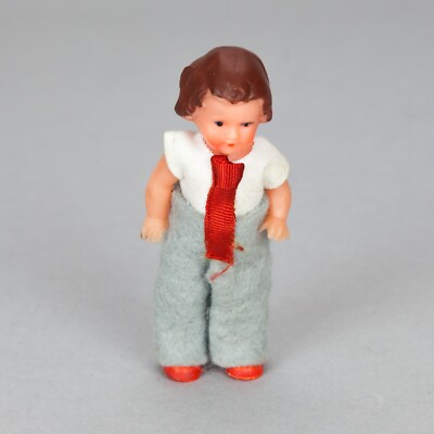 ARI Doll Miniaturen - Vintage Puppe Deutschland - Puppenstube - H 7 cm