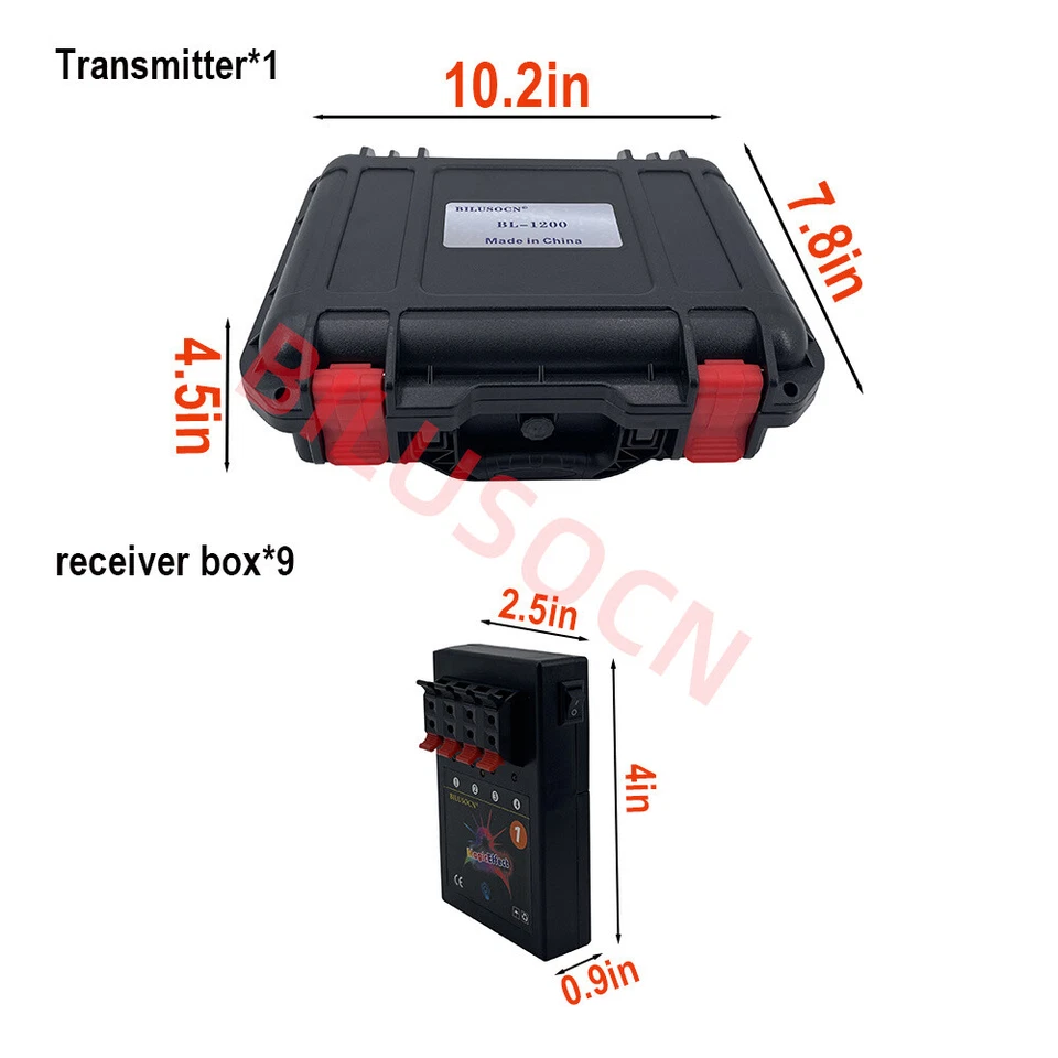 24 кия система стрельбы фейерверком, 500 М 1200 киев беспроводное управление доставка из США - Изображение 3 из 4