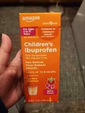 10 PACK 4 oz each Amazon Basic childrens Ibuprofen Oral suspension Berry RK5