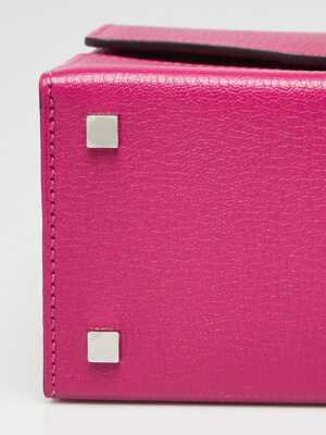 Hermes Rose Pourpre Chevre Mysore Cinhetic Boxy Top Handle Bag | eBay