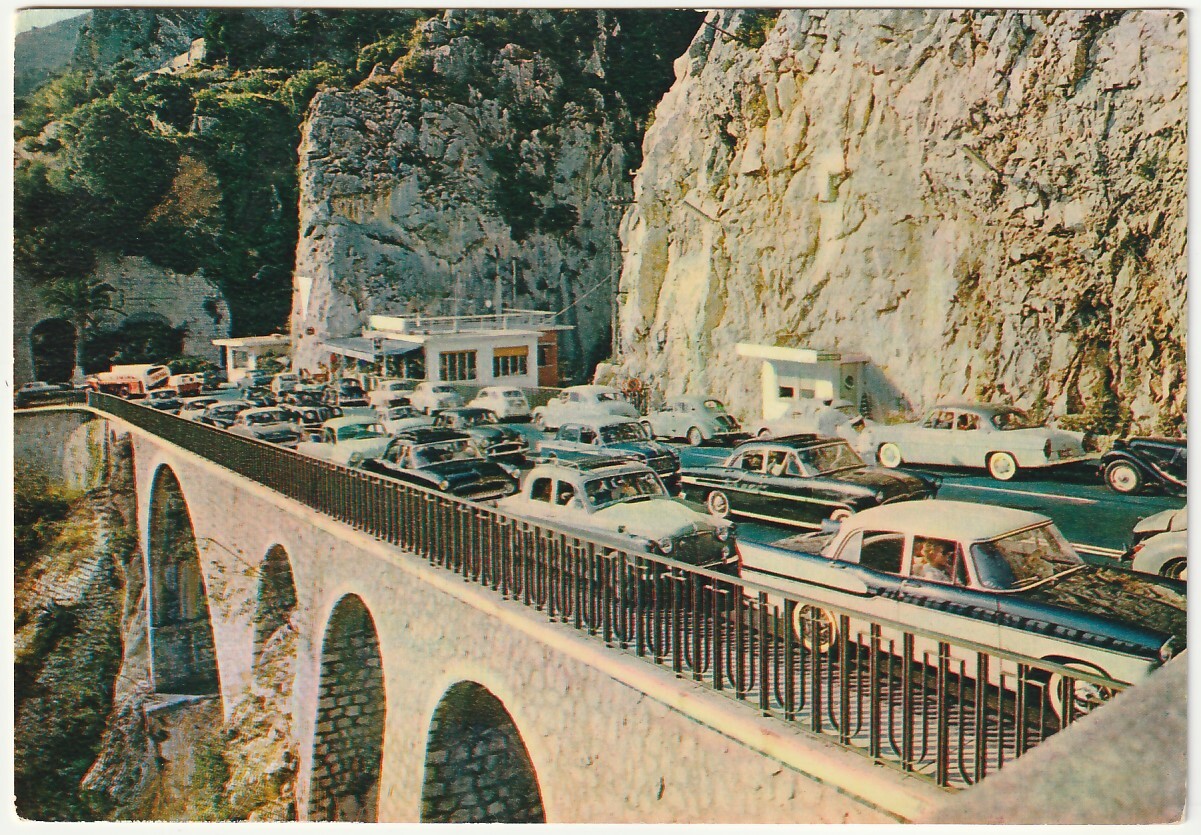 PONTE S. LUIGI - IMPERIA - FRONTIERA ITALO FRANCESE - VIAGG. 1966 -10605-