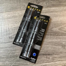 NIB Cross Fountain Pen Ink Cartridge refill Blue Black 2 Cards - 6 per card 8924