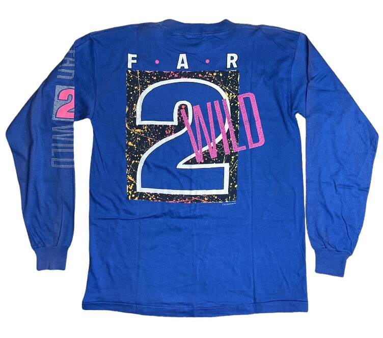 Vintage 90s Faded Single Stitch Sun Sportswear T Shirt Neon Colorful Logo surf.