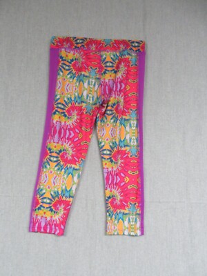 Puma Girls Leggings Large (12-14) Colorful