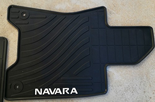 Heavy Duty Rubber Floor Mats for Nissan NAVARA D23 NP300 05/2015 - 2024 Pro 4x - Picture 2 of 3