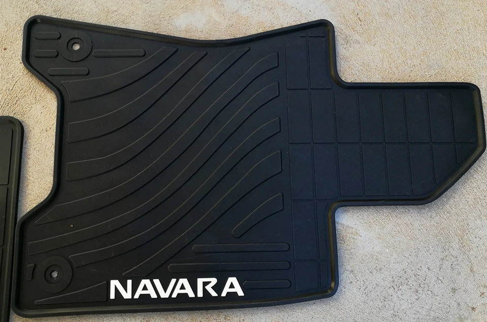 Heavy Duty Rubber Floor Mats for Nissan NAVARA D23 NP300 05/2015 - 2025 Pro 4x - image 2 of 3