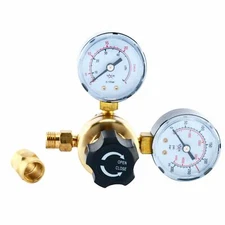 Argon CO2 Brass Regulators Gauges for Welding CGA580 Miller Lincoln Mig Tig