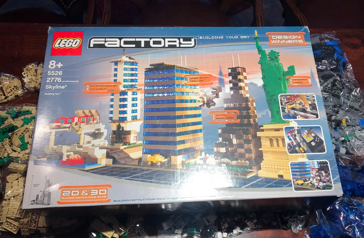 Lego factory store skyline