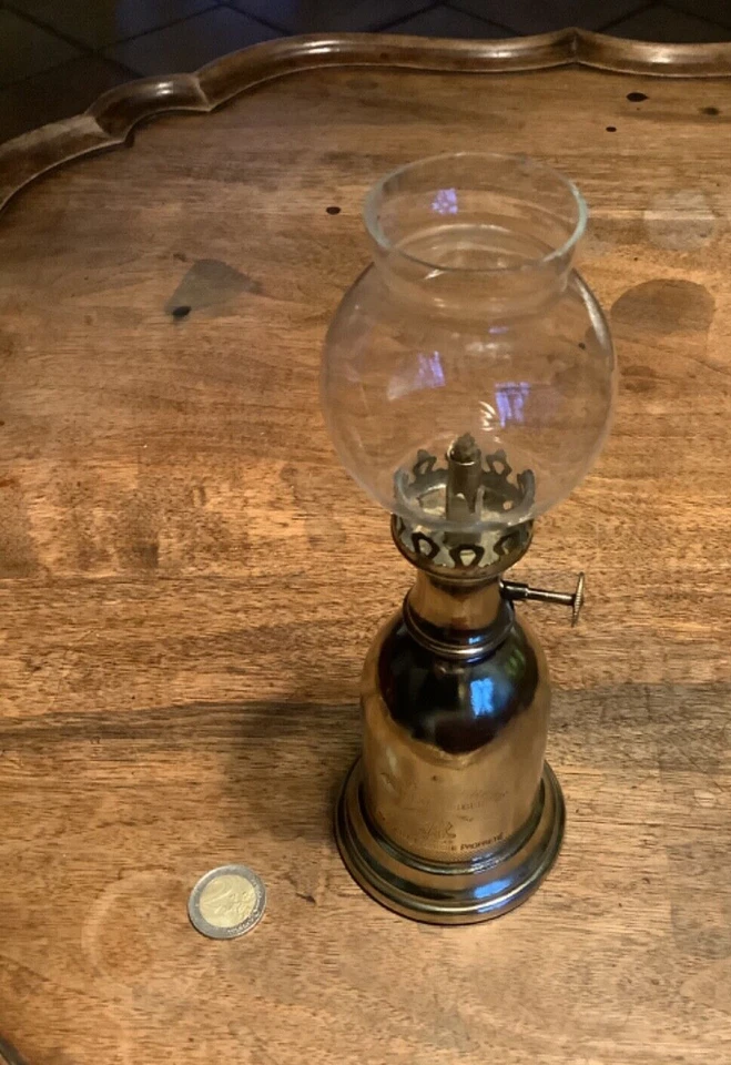 ancienne lampe pigeon,belle et peu commune lampe de sureté inexplosible,AP... - Photo 2/4