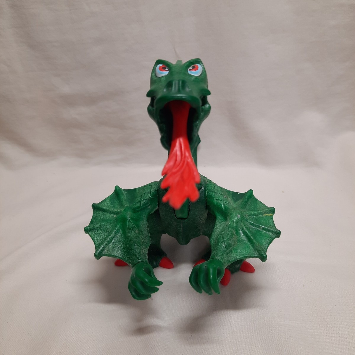 1995 Playmobil Green DRAGON Figure Fire Breathing With 1995 Playmobil Green DRAGON Figure Fire Breathing With
