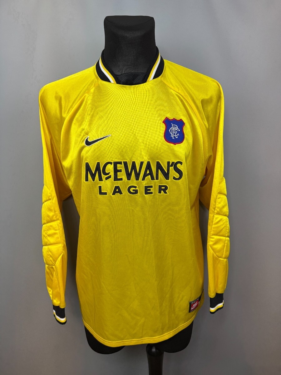 GLASGOW RANGERS 1997 1998 GOALKEEPER SHIRT FOOTBALL SOCCER JERSEY