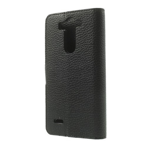 Custodia Business Cover LG G3 S D725 STAND BOOK Flip Nera - Foto 2 di 2
